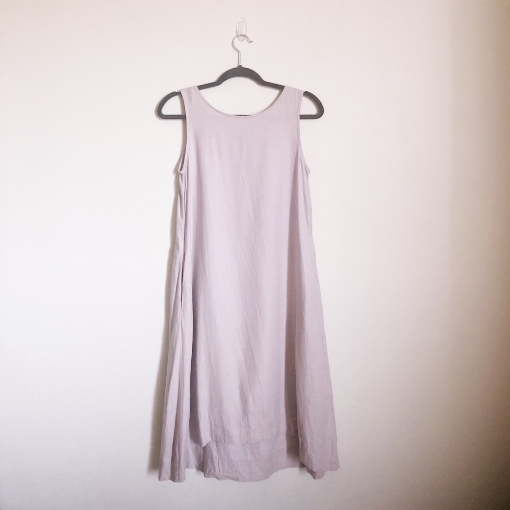 Uniqlo linen sleeveless dress